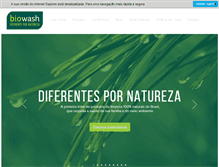 Tablet Screenshot of biowash.com.br